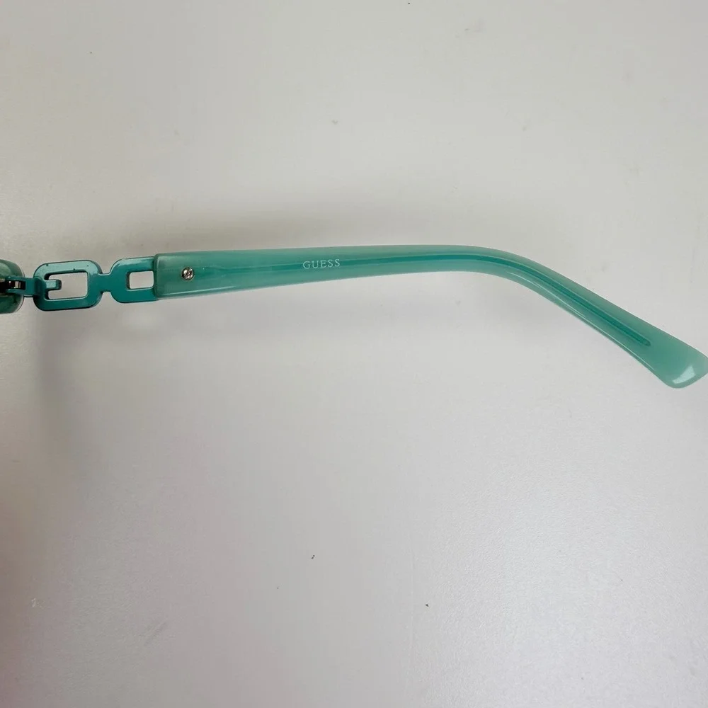 Guess GU2406 BLGRN Eyeglasses Frames Black Green Rectangular 52-17-135